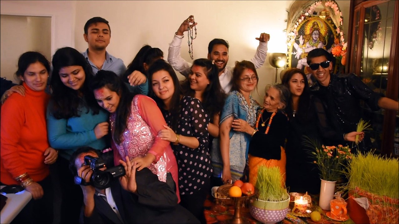 Dashai Party Family Münster Germany Myagdi Dana Tatopani