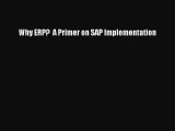 Read Why ERP?  A Primer on SAP Implementation Ebook Free
