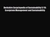[PDF] Berkshire Encyclopedia of Sustainability 5/10: Ecosystem Management and Sustainability