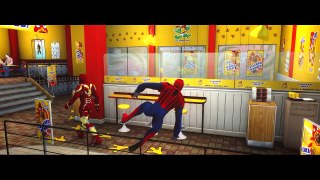 Twinkle Twinkle Little Star Nursery Rhymes w- Lightning McQueen CARS Spiderman Iron Man - Kids Songs