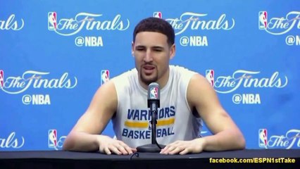 Tải video: ESPN First Take - Stephen Curry, LeBron James, Klay Thompson, Kyrie Irving, Steve Kerr... Interview