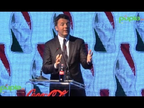 Marcianise (CE) - Renzi nel Casertano tra ecoballe e Coca Cola (11.06.16)