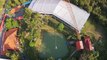 Jungle Bungy Jump Filmed By Drone