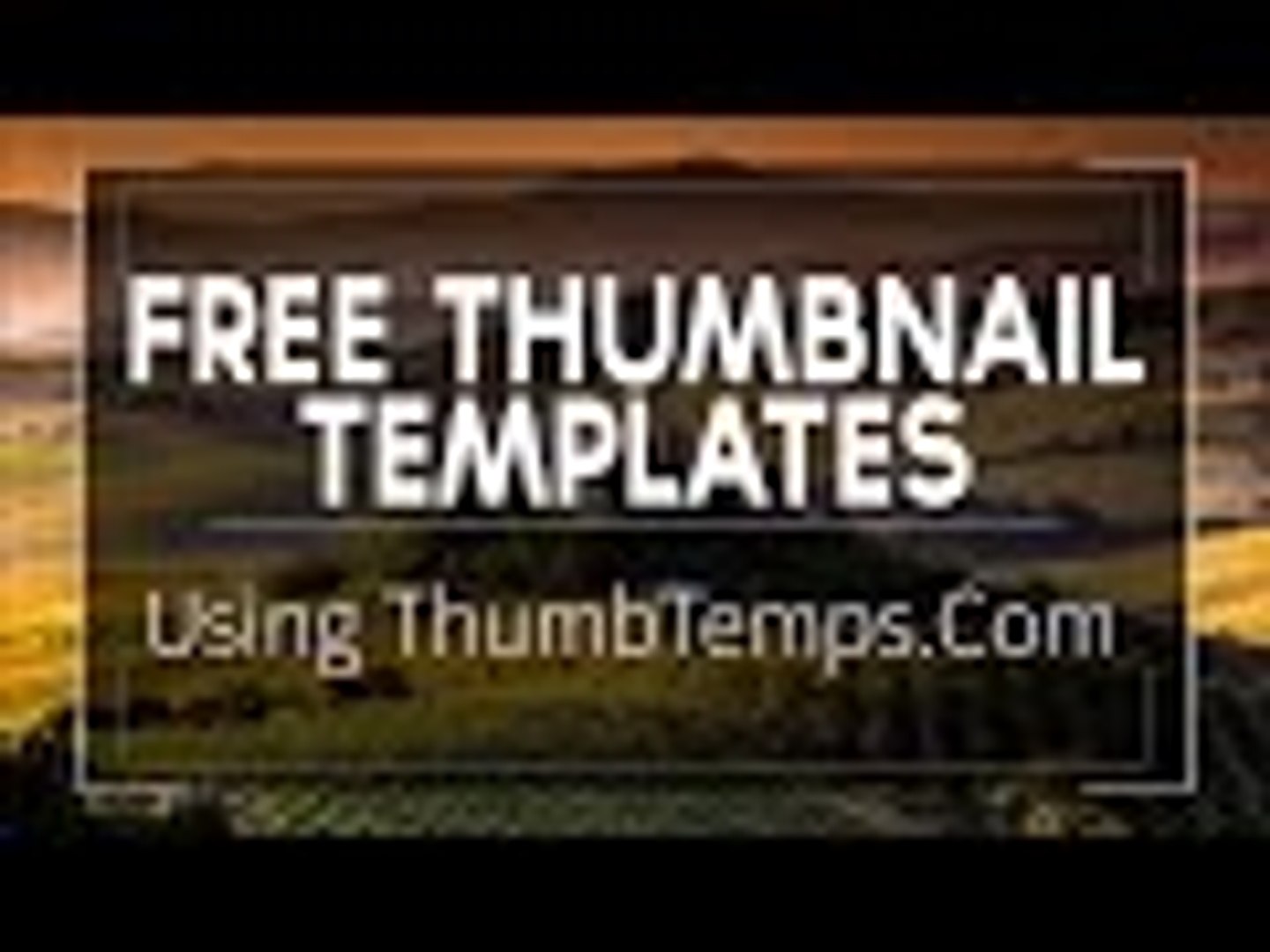 ⁣How To Get Thumbnail Templates For FREE 2016 | Using ThumbnailTemplates.com