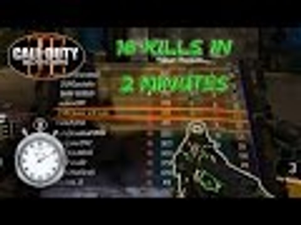 What A Killing Spree BO3 - 16 Kills 1 Death In  2 Minutes