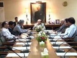 CM Sindh Chairs Ijlas On (NICH).......Chief Minister House Sindh......