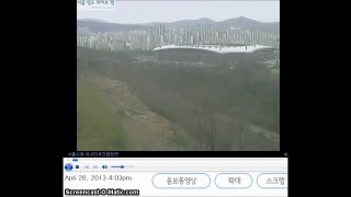 Full Length Screen Capture of Explosion in Seoul, South Korea 4/28/2013