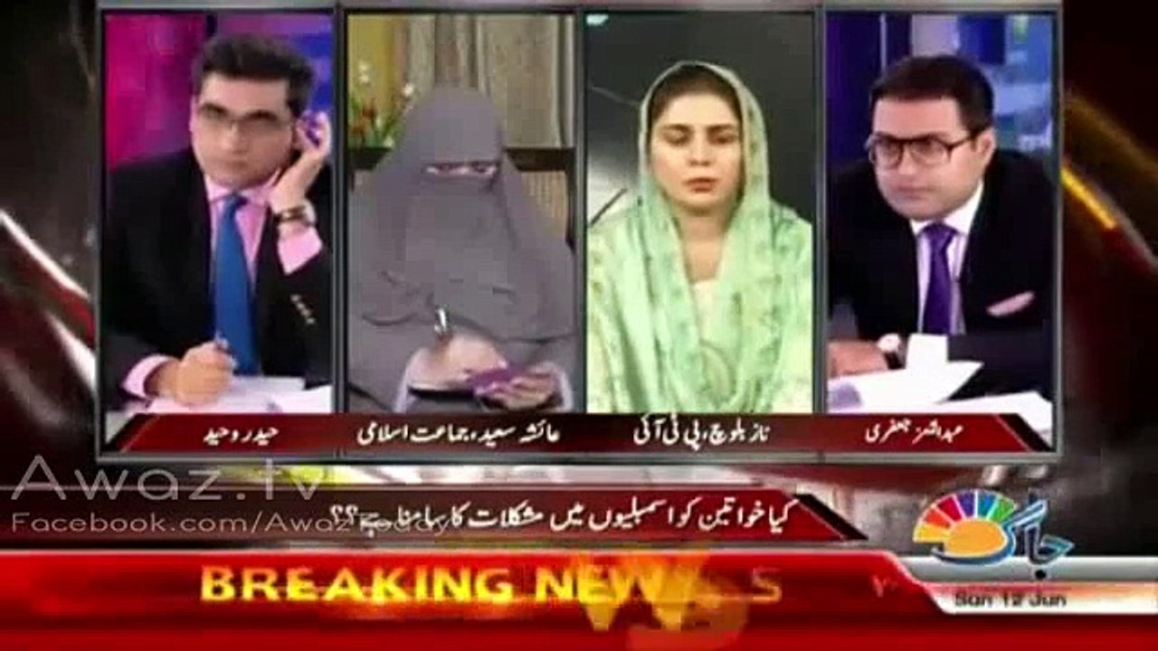 Hafiz Hamdullah Ki Guftgo Se Andaza Hota Hai Ke inke Apne Ghar Main Aurton ki Kia Izat hai - Naz Baloch