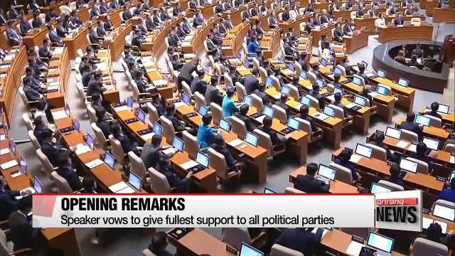 Assembly speaker urges lawmakers to work together at parliamentary opening ceremony