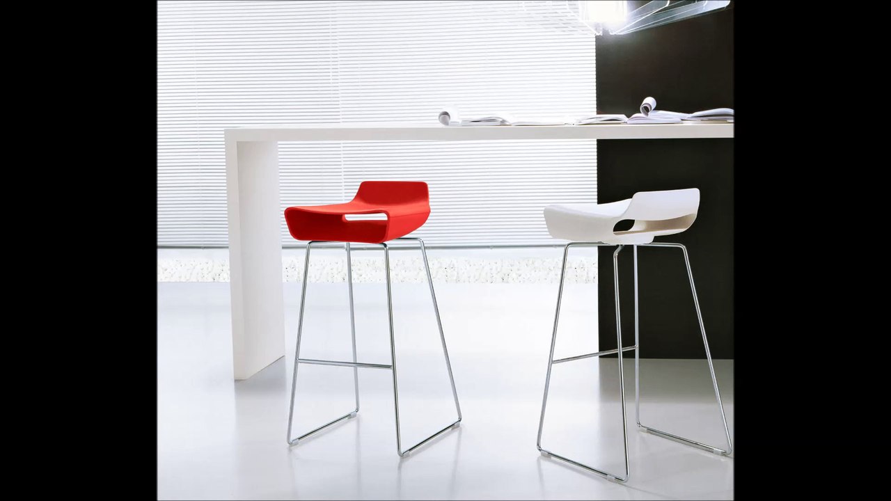 Kitchen Steel With Bar Stools