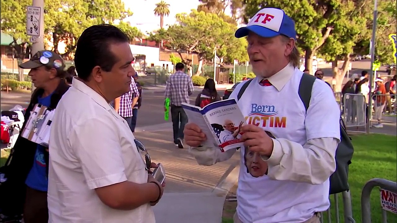 Trump Fan Jake Byrd Invades a Bernie Sanders Rally