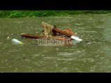 Report TV - Reshjet e dendura të shiut në Tiranë Kacidhja: Ja zonat më problematike