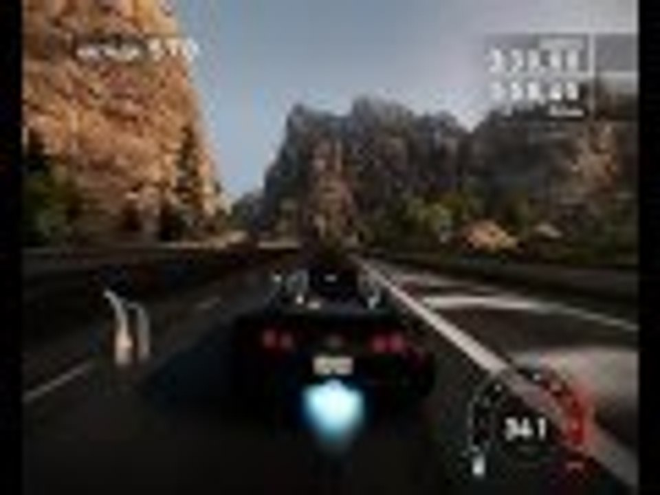 NFS hot pursuit bugatti at 412 km/h...