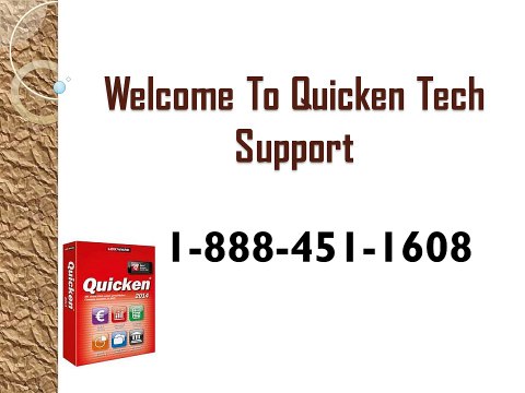 Quicken Tech Support Number, Quicken Tech Support Phone Number 1 888 451 1608