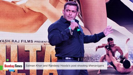 Télécharger la video: Sultan Sets | Salman Khan and Randeep Hooda's Post Shooting Shenanigans