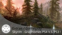 Extrait / Gameplay - Skyrim (Comparaison Graphismes PS4 V.S. PS3 !)