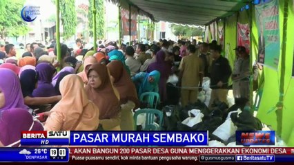 Pasar Murah di Brebes Berlangsung Ricuh