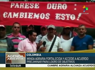 Download Video: Campesinos e indígenas colombianos logran acuerdo con el gobierno