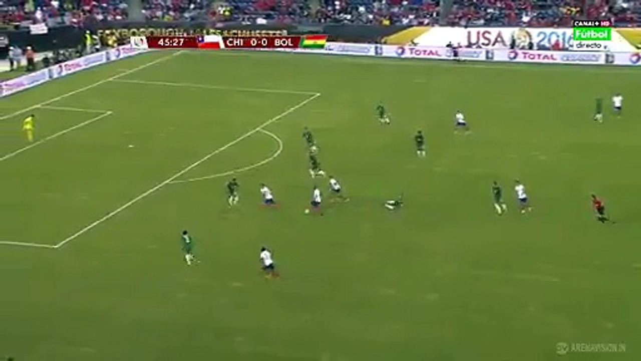 Arturo Vidal Amazing Goal HD - Chile 1-0 Bolivia USA 2016 ALL IN ALLNEWS