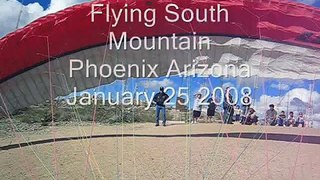 Flying South Mountain Phoenix AZ 1-25-08