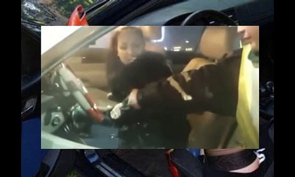 Автоледи такие смешные когда пьяные!