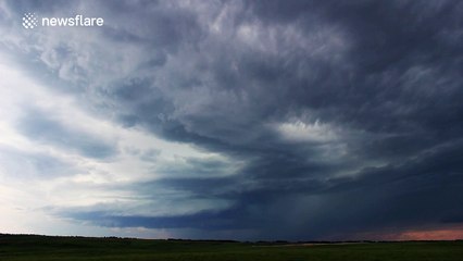 Huge supercell over Montana