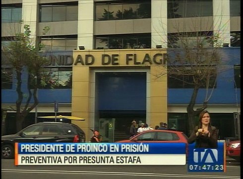 Presidente de Proinco en prisión preventiva por presunta estafa