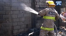 Dos familias sin vivienda por incendio