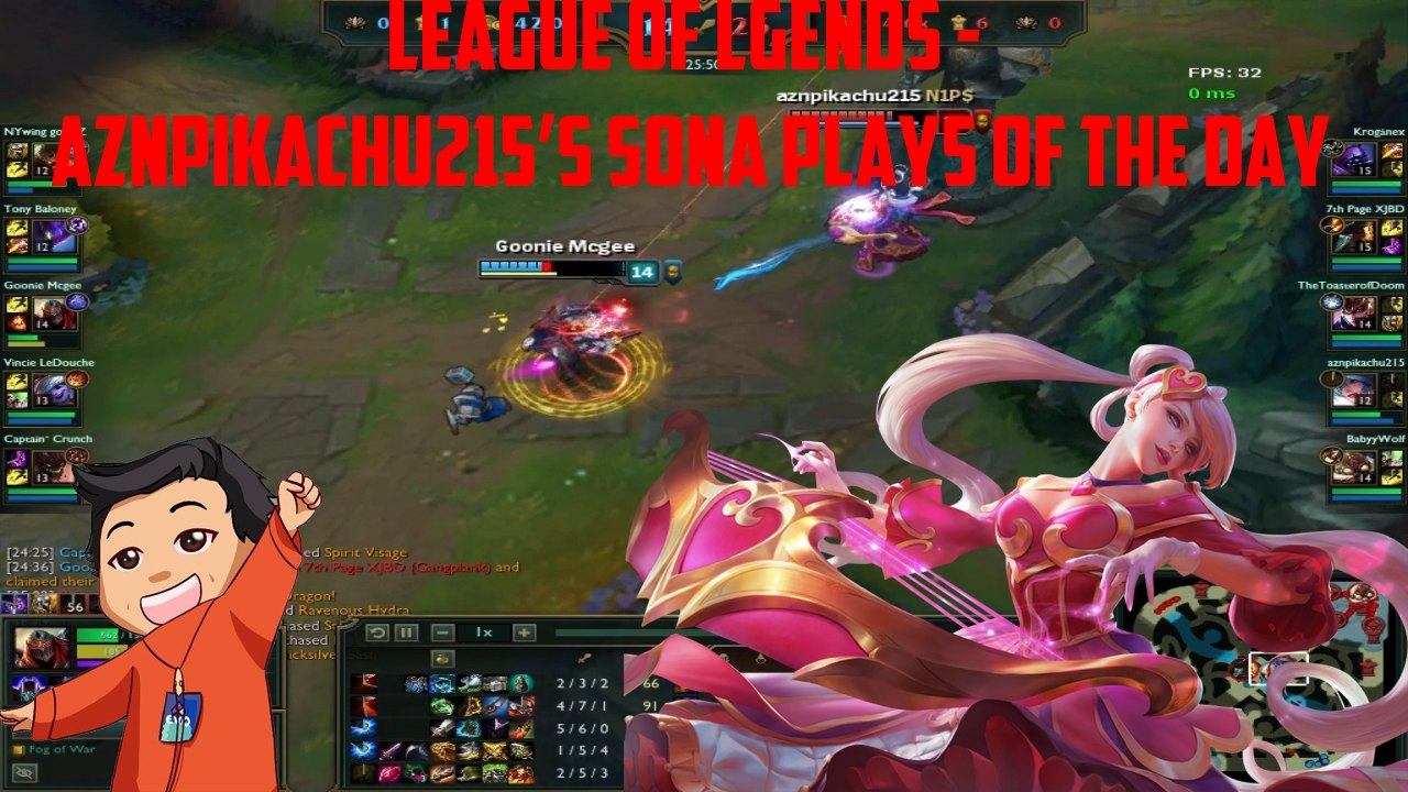 League of Legends - Aznpikachu215's play of the day