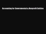 Download Accounting for Governmental & Nonprofit Entities PDF Free