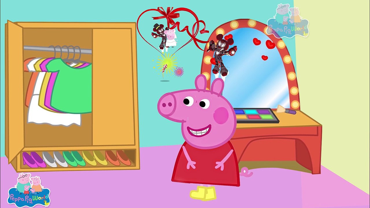 Peppa Pig Crying vs Mickey Iron Man - Свинка Пе...