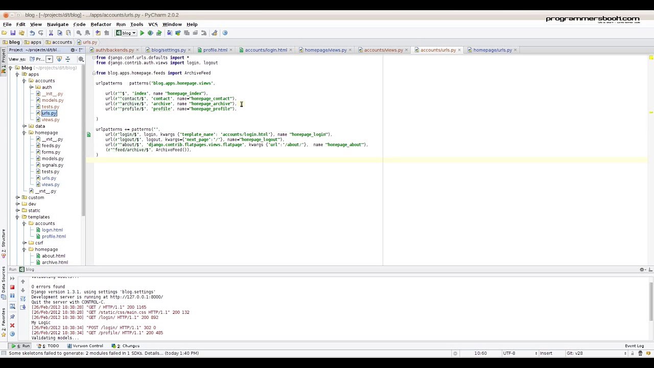 Custom Auth UserProfile - Full Web Framework Python Django Tutorial XXVIII Blog-Windows_Linux_Ubuntu