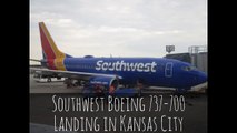 Southwest Boeing 737-700 Landing in Kansas City
