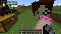 Pat and Jen PopularMMOs Minecraft DOLL KING CHALLENGE GAMES Lucky Block Mod Modded Mini Ga