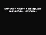 Read Loose-Leaf for Principles of Auditing & Other Assurance Services with Connect PDF Free