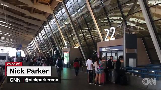 Man detonates bomb at airport before attempting suicide