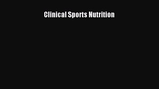 Download Clinical Sports Nutrition PDF Free