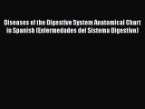 Download Diseases of the Digestive System Anatomical Chart in Spanish (Enfermedades del Sistema