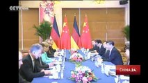 President Xi meets with Chancellor Merkel in Beijing