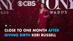 Keri Russell after giving birth looks amazing at Tony Awards