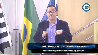 Minuto Legislativo - Ver. Douglas Carbonne - 192ª Sessão Ordinária - 25/04/2016