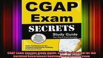 DOWNLOAD FREE Ebooks  CGAP Exam Secrets Study Guide CGAP Test Review for the Certified Government Auditing Full Ebook Online Free