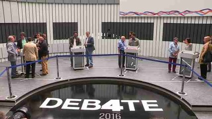 Candidatos se miden en un debate determinante para captar indecisos