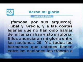 Mi tiempo con Dios hoy | Martes 28 de abril 2009
