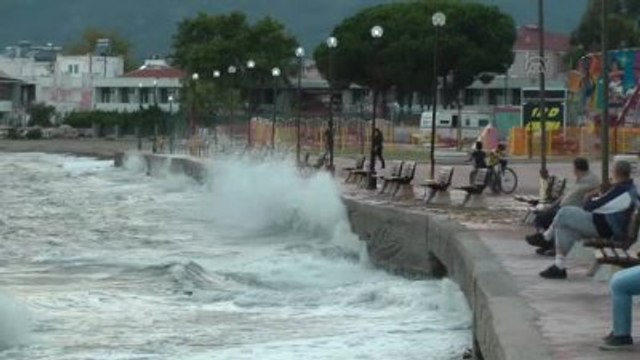 Edremit Körfezinde Kuvvetli Lodos