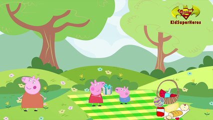 #Peppa Pig Spidermans #Peppa Pig Minions vs Venom - KidSuperHeros✪