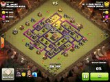 clash of clans: attack use only dragon in war clan