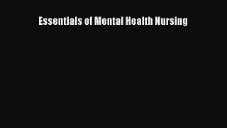 Download Essentials of Mental Health Nursing PDF Free