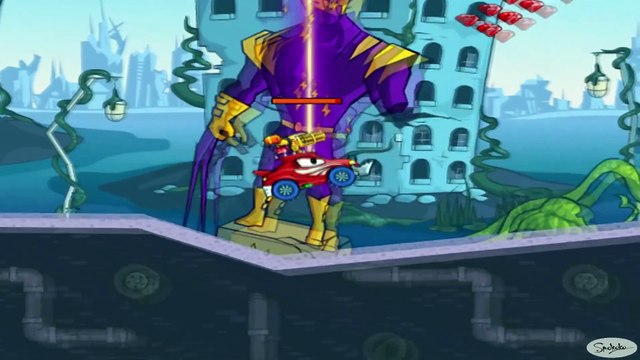 ✔ Cars cartoons for kids. Racing Car against enemies. Race with fire jumps. Learning for children ✔