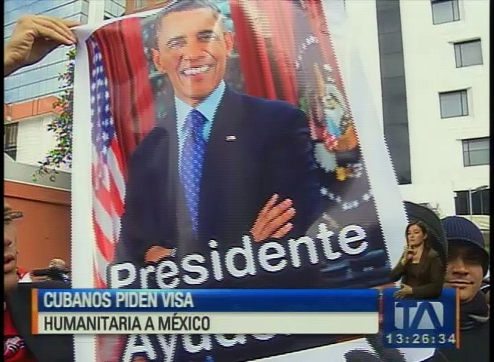Cubanos piden visa humanitaria a México